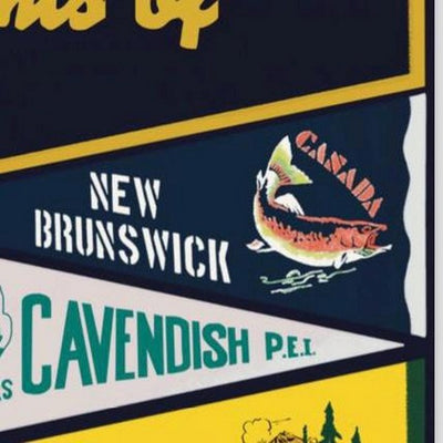 Pennants Of Canada Print | Damn Fine Prints | boogie + birdie