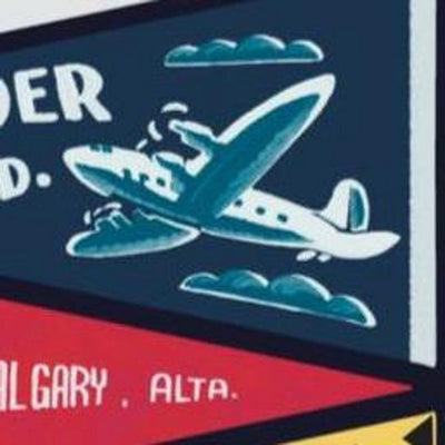 Pennants Of Canada Print | Damn Fine Prints | boogie + birdie