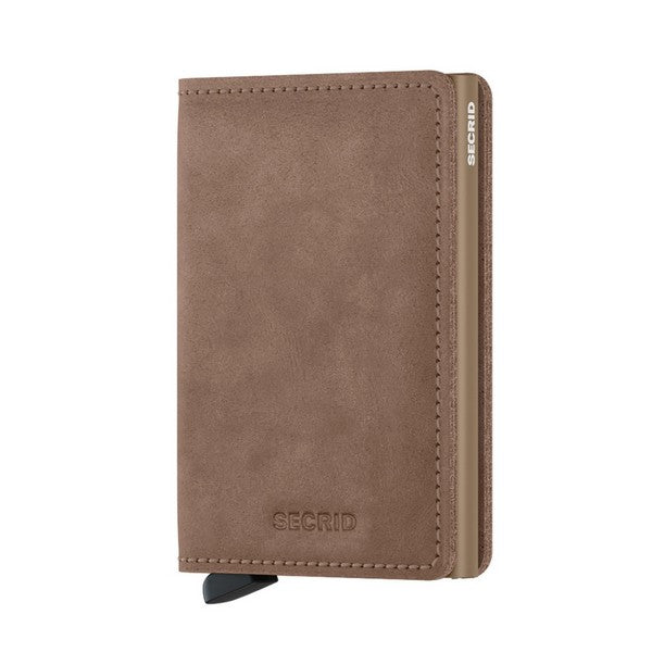 Taupe Vintage SECRID Slimwallet | Shop a selection of SECRID wallets at boogie + birdie