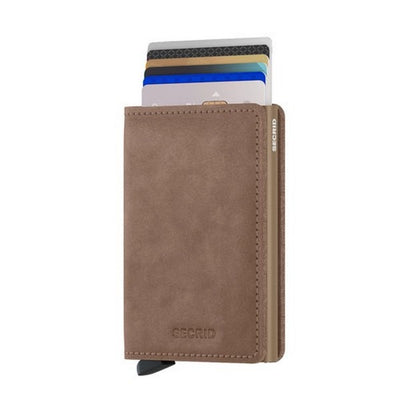 Taupe Vintage SECRID Slimwallet | Shop a selection of SECRID wallets at boogie + birdie
