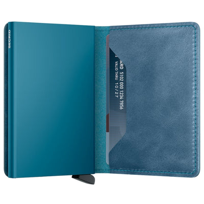 Vintage Teal Secrid Slimwallet (SV-Teal) | Wallets| boogie + birdie