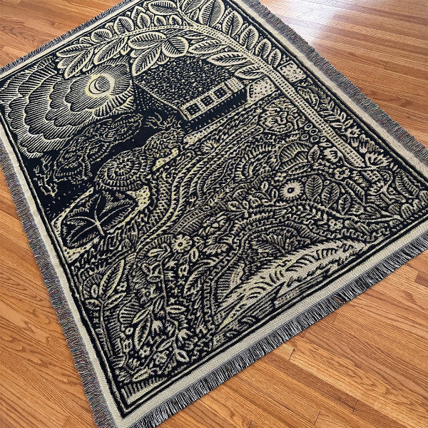 Waldhaus Cabin Jacquard Throw | Pika & Bear | boogie + birdie