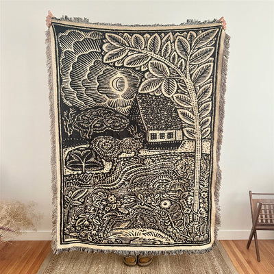 Waldhaus Cabin Jacquard Throw | Pika & Bear | boogie + birdie