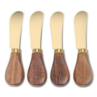 Walnut Handled Pate Spreaders | Set of 4 | Entertaining | boogie + birdie