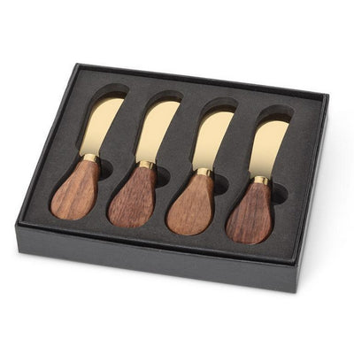 Walnut Handled Pate Spreaders | Set of 4 | Entertaining | boogie + birdie