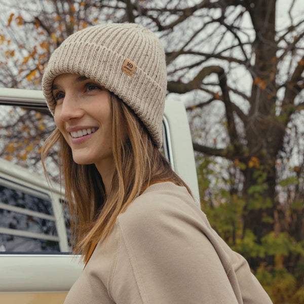 Warm Oak Nap Bristow Fleck Beanie  | tentree | boogie + birdie