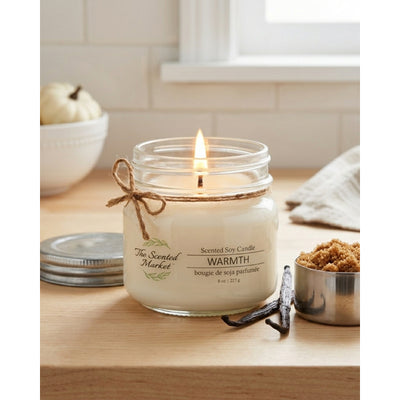 Warmth Soy Candle 8oz | The Scented Market | boogie + birdie