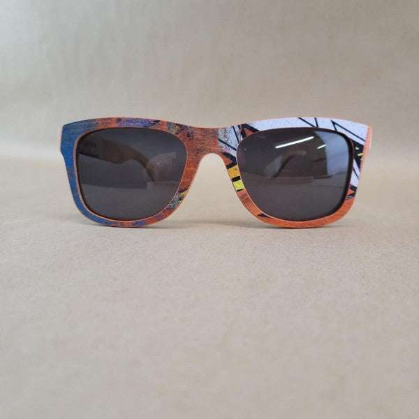 Upcycled Skateboard Wayfare Polarized Sunglasses | SKRP | boogie + birdie