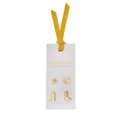 Gold Western Mix & Match Earring Set | Foxy Originals | boogie + birdie