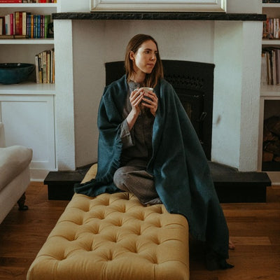 Whale Alpaca Throw | Pokoloko | boogie + birdie