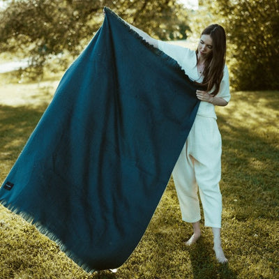 Whale Alpaca Throw | Pokoloko | boogie + birdie