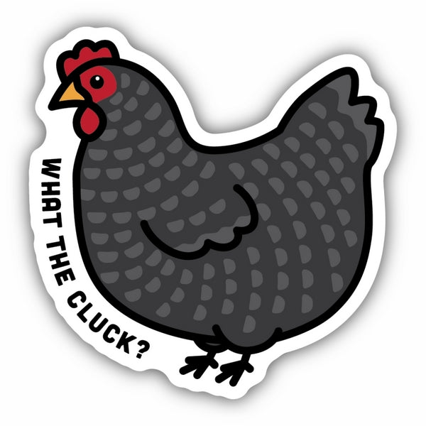 What The Cluck? Chicken Sticker | Stickers Northwest | boogie + birdie