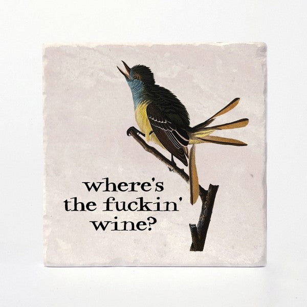 Where's The F'n Wine Coaster | Versatile | boogie + birdie