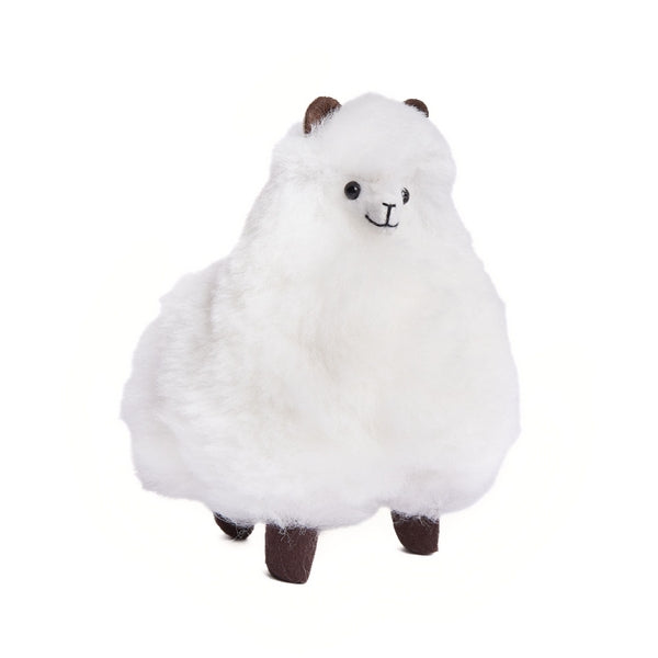 Medium White Alpaca Plush  | Pokoloko | boogie + birdie