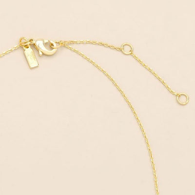 White Lace Pressed Flower Gold Necklace | Scout | boogie + birdie