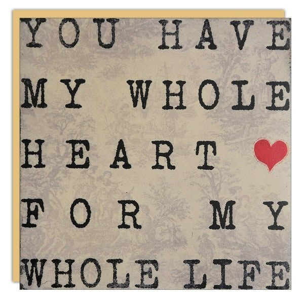 Whole Life Card | Cedar Mountain | boogie + birdie