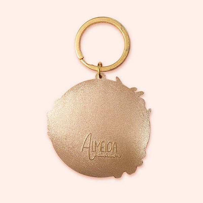 Wildflower Enamel Keychain | Almeida Illustrations | boogie + birdie