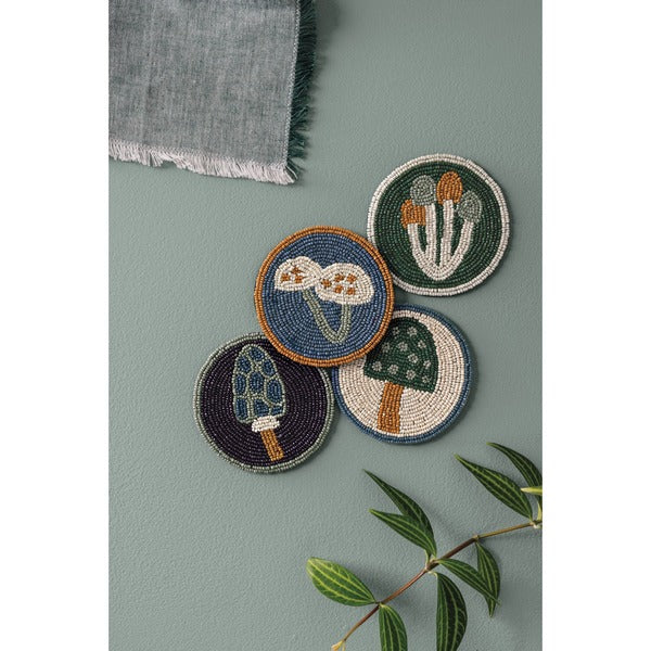 Beaded Wildgrove Coasters | Set of 4 | Danica Studio | boogie + birdie