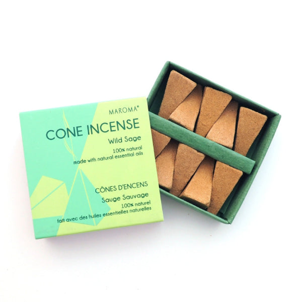 Wild Sage Incense Cones | Maroma | boogie + birdie