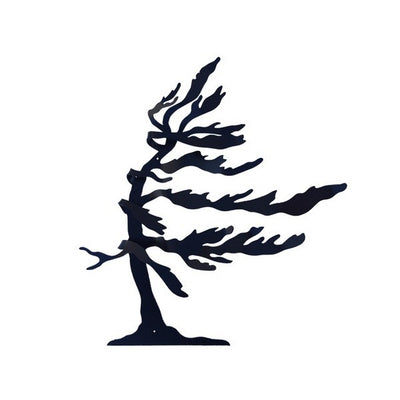 Black Windswept Tree Metal Tabletop Decor | Northbound Elements | boogie + birdie