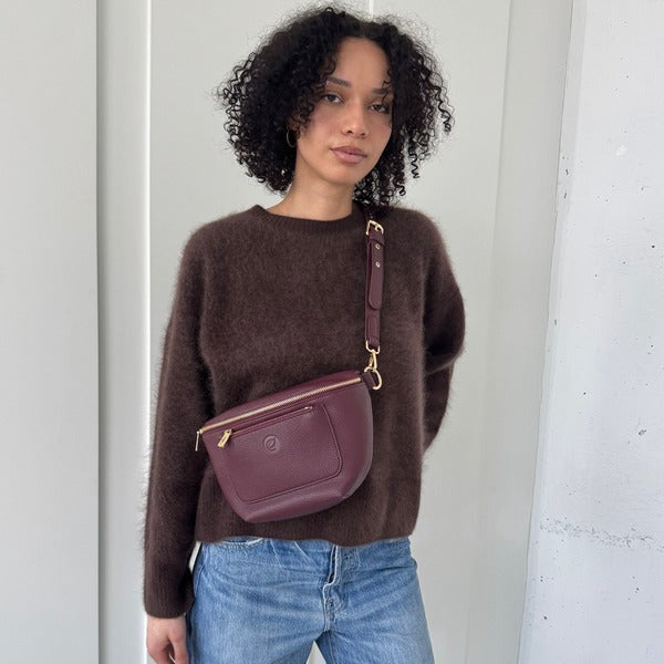 Wine Ellis Crossbody Bag | espe vegan bags | boogie + birdie
