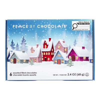 Assorted Winter Filled Chocolate  - 6 Pieces | Peace By Chocolate | boogie + birdie