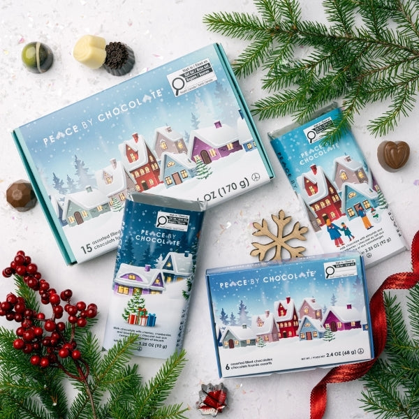 Assorted Winter Filled Chocolate - 15 Pieces | Peace By Chocolate | boogie + birdie