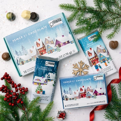 Assorted Winter Filled Chocolate - 15 Pieces | Peace By Chocolate | boogie + birdie