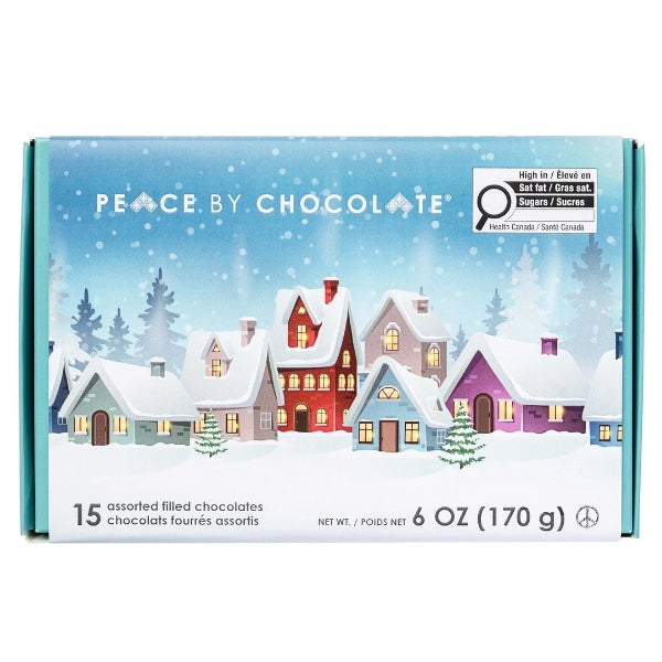 Assorted Winter Filled Chocolate - 15 Pieces | Peace By Chocolate | boogie + birdie