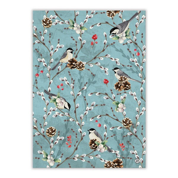 Winterberry & Balsam Tea Towel | Michel Design Works | boogie + birdie