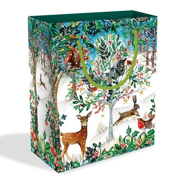 Medium Winter Forest Glade Gift Bag | Gifting | boogie + birdie

