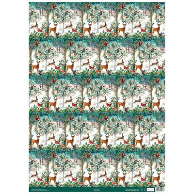 Winter Forest Glade Christmas Gift Wrap | Gift Wrap | boogie + birdie