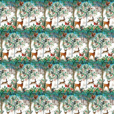 Winter Forest Glade Christmas Gift Wrap | Gift Wrap | boogie + birdie