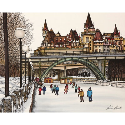 Winterlude Framed Art | Renee Bovet | boogie + birdie