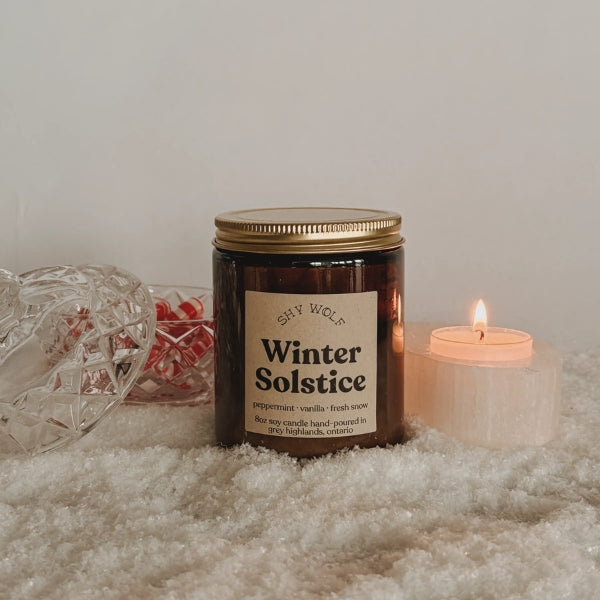 Winter Solstice Candle Candle | Shy Wolf Candles | boogie + birdie