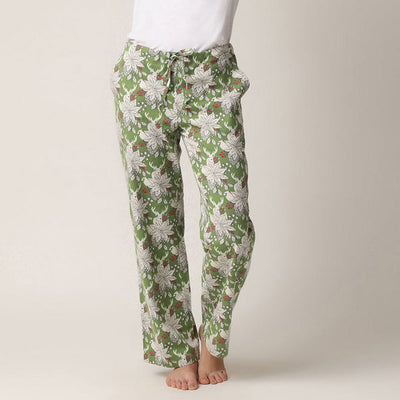 Winter Trails PJ Pants in a Bag | Mahogany | boogie + birdie