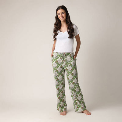 Winter Trails PJ Pants in a Bag | Mahogany | boogie + birdie