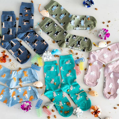 Women's Cozy Black Cat Socks | Friday Sock Co. | boogie + birdie