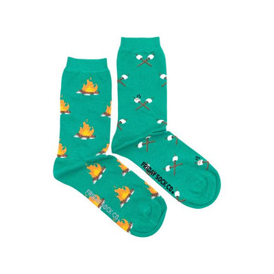 Women's Campfire & Marshmallow Socks  | Friday Sock Co. | boogie + birdie