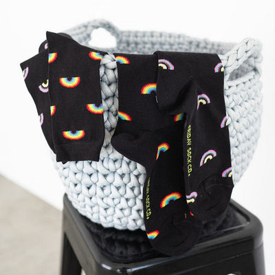 Women's Rainbow Inclusive Socks  | Friday Sock Co. | boogie + birdie