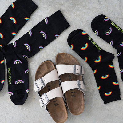 Women's Rainbow Inclusive Socks  | Friday Sock Co. | boogie + birdie