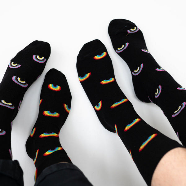 Women's Rainbow Inclusive Socks  | Friday Sock Co. | boogie + birdie