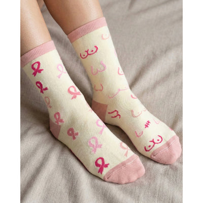 Women's Breast Cancer Charity Socks | Friday Sock Co. | boogie + birdie