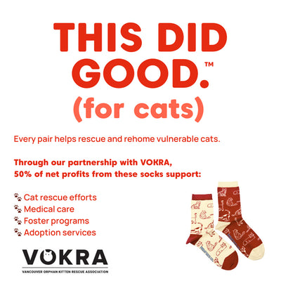 Women's Cats Charity Socks | Friday Sock Co. | boogie + birdie