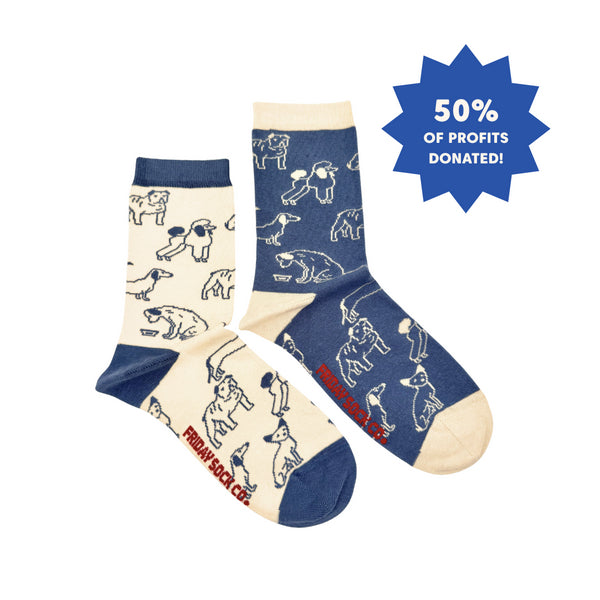 Women's Dogs Charity Socks | Friday Sock Co. | boogie + birdie