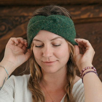Woodland Twisted Alpaca Headband | Pokoloko | boogie + birdie