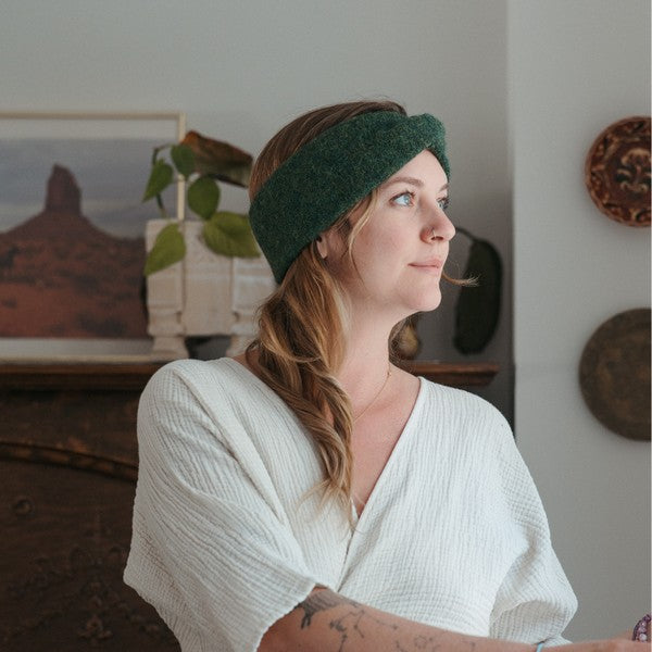 Woodland Twisted Alpaca Headband | Pokoloko | boogie + birdie