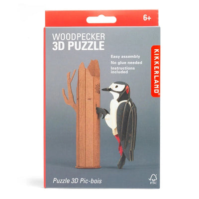3D Woodpecker Puzzle | Kikkerland | boogie + birdie