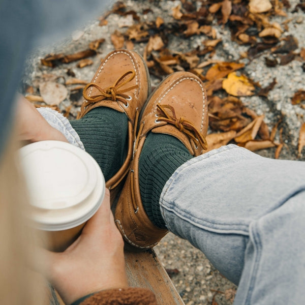 Men's Light Brown Casual Merino Socks | J.B. Fields | boogie + birdie