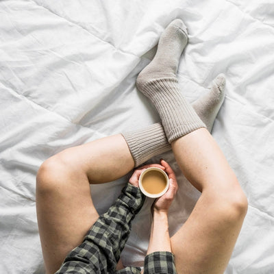 Ladies Light Brown Casual Merino Socks | J.B. Fields | boogie + birdie